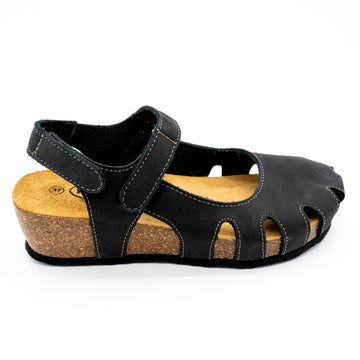 Plakton Closed-Toe Sandal – Amy Black